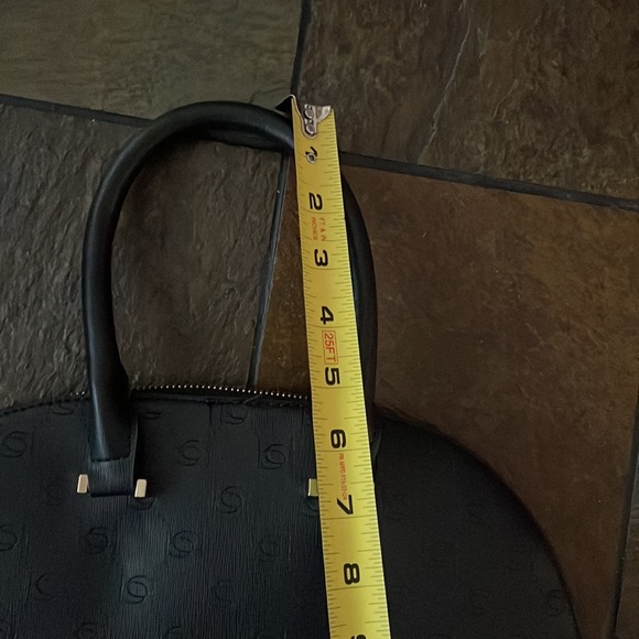 Bebe Black Bag -zip top closure gold hardware removable shoulder strap- - Picture 7 of 15